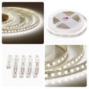 Светодиодная лента Белый теплый 2835 12V 12W/m 120Led/метр 00-118 Стандарт 10мм IP20