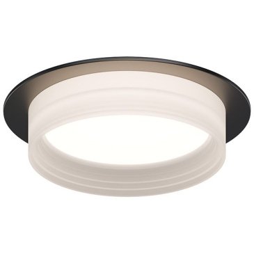 Встраиваемый светильник без лампы Apeyron Nimbus 16-111 GX53 черный круглый