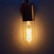 лампа ретро накаливания Vintage форма цилиндр 40W UL-00000486 IL-V-L45A-40/GOLDEN/E27 CW01 диммируемая