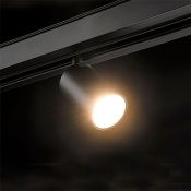 Магнитный трековый светильник 10W Белый теплый SY-LINK-SP-BL-10-WW 48V на магнитный шинопровод черный 00-00013682