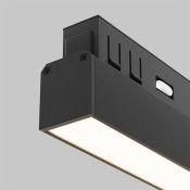 Трековый светильник угловой 24W Белый-MIX Базис угловой/Basis Angle Exility 120deg TR102-24W-DS-B Dim Smart IP20 на магнитный шинопровод черный