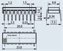 микросхема К174ХА27 /TDA4565/
