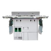 Розетка встраиваемая USB IEK SKANDY A+C 18Вт SK-U22-018-K23 SK-R13S серебряный
