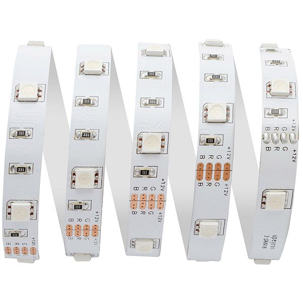 Светодиодная лента RGB 5050 12V  7.2W/m 30Led/метр LSE-159 Эконом IP20 Светодиодная лента RGB 5050 12V  7.2W/m 30Led/метр LSE-159 Эконом IP20