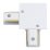 Соединитель для однофазного шинопровода L-образный UL-00007381 UBX-Q123 R21 WHITE 1 POLYBAG