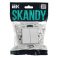 Выключатель встраиваемый двухклавишный IEK SKANDY SK-V20-0-10-K01 SK-V04W арктический белый