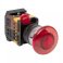 Кнопка AELA-22 NO+NC "Грибок"красный с подсветкой pbn-aela-1r-24
