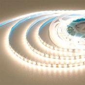 Светодиодная лента Белый теплый 2835 24V 18W/m 180Led/метр 00-444 Стандарт 8мм IP20 Светодиодная лента Белый теплый 2835 24V 18W/m 180Led/метр 00-444 Стандарт 8мм IP20