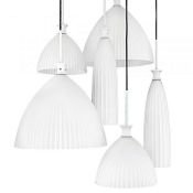 Люстра подвесная Lightstar без лампы 810160 AGOLA 6х40W E14 хром/белый