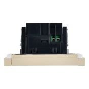 Розетка встраиваемая USB IEK FORTE&PIANO A+C 18Вт FP-U22-018-K10 FP451 ваниль