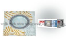 светильник Peonia без лампы 09997 DLS-P201 GU5.3 CHROME/WHITE квадратный встраиваемый светильник Peonia без лампы 09997 DLS-P201 GU5.3 CHROME/WHITE квадратный встраиваемый