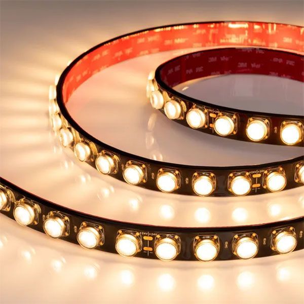 Светодиодная лента Белый теплый 2835 24V 21W/m 42Led/метр 049293 FLT-PS-A42-BLACK-23mm черная плата 30deg 2700K IP67