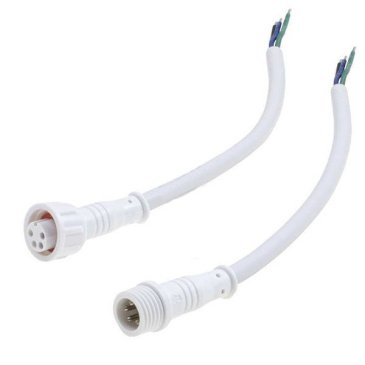 Соединитель герм (компл.) 4pin, 20см. d=14мм IP67