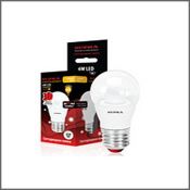 светодиодная лампа шар  G45 Белый дневной  6W Supra SL-LED-CR-G45-6W/4000/E27  7112