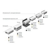 алюминиевый профиль LINE-1708-2000 WHITE 044234(1)