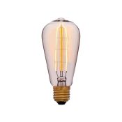 лампа ретро накаливания Vintage форма конус 40W 053-563 ST58 F7 GOLDEN/E27 диммируемая