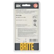 Рамка стеклянная 2 поста IEK BRITE BR-M22-G-41-K98 РУ-2-2-Бр песчаный RE