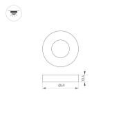 Накладка ART-DECK-CAP-ROLL-R50 (SL, STEEL)  024930