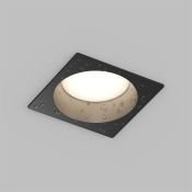 Встраиваемый светильник без лампы DENKIRS DEEP DK3104-BK GU5.3 черный квадратный IP65