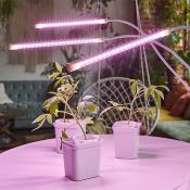 Фитосветильник  18W UL-00008904 ULT-P33-18W-SPLE-TM-60 IP40 WHITE TRIPLE на прищепке с таймером IP40