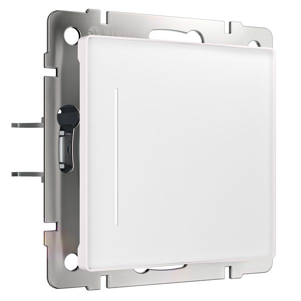 Выключатель встраиваемый одноклавишный с подсветкой сенсорный с WIFI WERKEL W4513001 белый матовый