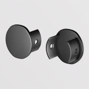 Заглушка для подвесного круглого шинопровода Levity TRA184EC-R-11B чёрный (2шт)