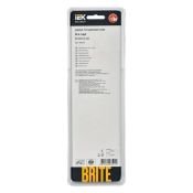 Рамка металлическая 4 поста IEK BRITE BR-M42-M-K02 РУ-4-1-БрЧ черный