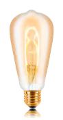 лампа ретро светодиодная Vintage форма конус 3W 056-915 ST64 SF-U GOLD/E27 лампа ретро светодиодная Vintage форма конус 3W 056-915 ST64 SF-U GOLD/E27