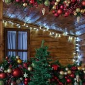 гирлянда НИТЬ  2.5W Белый UL-00013247 ULD-F90PRO S5M-050-TWK WH, белый провод 5 м. 220V, 50 Led, IP67, с мерцанием без вилки