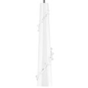 Люстра подвесная Lightstar без лампы 804310 PETALO 1х40W E14 хром/белый
