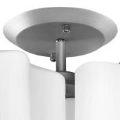 Люстра накладная Lightstar без лампы Nubi 802030 3х40W E27 фигурная белый/хром