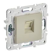Розетка встраиваемая компьютерная IEK SKANDY SK-K10-2-K10 SK-K02B RJ45 кат.6 бежевый