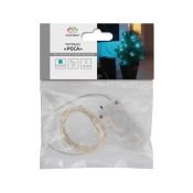 гирлянда НИТЬ на батарейках РОСА Бирюзовый 303-004 (3V, CR2032х2) 2.0м