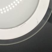 Встраиваемый светильник-панель  12W Белый дневной 016568  LT-R160WH стекло 220V IP20 круглый белый