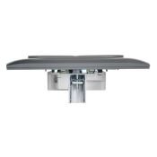 Штепсельная розетка встраиваемая двойная IEK SKANDY 10А SK-R20-10-K03-F SK-R10Gr без з/к без шторок в сборе серый