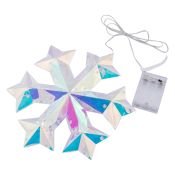 фигура светодиодная РАДУЖНАЯ СНЕЖИНКА UL-00012222 ULD-R512 3АА SNOWFLAKE