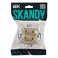 Розетка встраиваемая аудио IEK SKANDY SK-S40-K23 SK-A01S серебряный