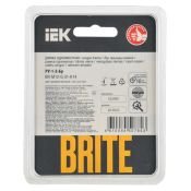 Рамка стеклянная 1 пост IEK BRITE BR-M12-G-31-K14 РУ-1-2-Бр розовый матовый