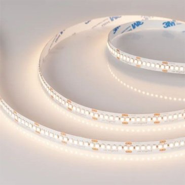 Светодиодная лента Белый теплый 2835/3528 24V 19.2W/m 240Led/метр 028621(2) RT-A240 3000K LUX однорядная
