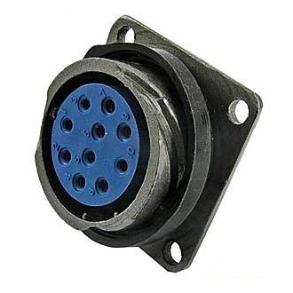 Розетка FQ24-10pin ZK блочная
