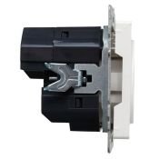 Штепсельная розетка встраиваемая IEK BRITE 16А BR-R14-16-U21-D31-K36 РЮш10-2-БрЖ с з/к и шторками с USB A+A 3,1А жемчуг