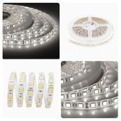 Светодиодная лента  Белый дневной 5050 12V 14.4W/m 60Led/метр герм (силикон) 00-144 Стандарт IP65