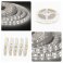 Светодиодная лента  Белый дневной 5050 12V 14.4W/m 60Led/метр герм (силикон) 00-144 Стандарт IP65