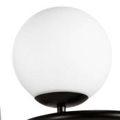 Люстра подвесная Lightstar без лампы 815097 GLOBO 9х40W G9 белый/черный