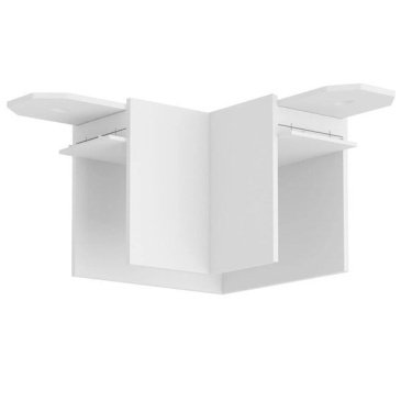Соединитель для однофазного шинопровода SMART BASE TR2102-WH накладной угловой белый