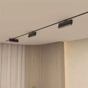 Трековый светильник однофазный  20W Белый дневной SOLID EDDER DK6646-BK IP20 на шинопровод черный