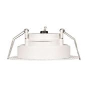 Корпус 030271 PLURIO-BASE-BUILT-TRIMLESS-R120 круглый встраиваемый под шпаклевку белый