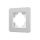 Рамка металлическая 1 пост Arlight AKIRY 049684 FRM-AKIRY-SFAL-1-SR серебристый