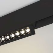 Магнитный трековый светильник  6W Белый дневной MAG-LASER-FOLD-45-S160 15deg 24V на магнитный шинопровод черный 026971