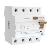 Выключатель дифференциального тока (УЗО) 4п 25A W914P256 C25 30mА 6kА WERKEL